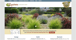 Desktop Screenshot of equinox-landscape.com