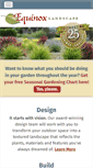 Mobile Screenshot of equinox-landscape.com